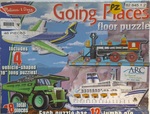 Going Places Floor Puzzles-Transport 4 x 12 pc
