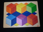 Puzzle 3D Cube Shapes 86 pc