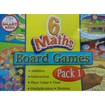 6 Maths Board Games - mixed operations