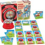 Press and Spin Farm Animals Pairs Memory Game