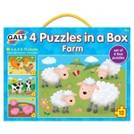 Farm Animal Puzzles 4, 6, 8 and 12 pc