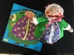 There Was an Old Lady Who Swallowed a Fly Story Book with Puppet and Props