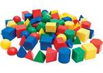 Geometric Solids Plastic 3D shapes