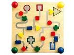 Labyrinth Board with Removable Shapes