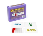 Converto Fraction to Decimal to Percentage Cards