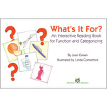 What's it for?  Interactive reading book about function and categorising