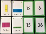 Multiplication Flash Cards x2, x3, x4, x5, x10 for Flash Bot or Smart Chute