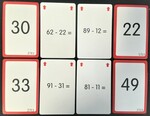 Numbers to 100 Subtraction Flash Cards for Flash Bot or Smart Chute