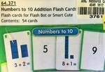 Numbers to 10 Addition Flash Cards for Flash Bot or Smart Chute
