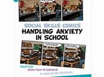 Social Skills Comics:  Handling anxiety in school