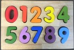 Number Puzzles 0-9 Timber Inset