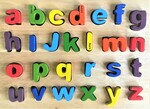 Alphabet Puzzle - Lower Case Timber Inset