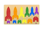 Rocket Sequence 3D Puzzle 12 pc