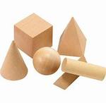 Geometric Solids Timber 3D Shapes