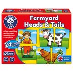 Farmyards Heads and Tails Matching Game