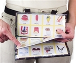 Portable Waist Communication Aid with vinyl pockets