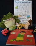 Five Little Speckled Frogs Auslan Storybag