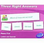 Three Right Answers Question and Answer Cards