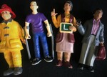 Pretend Play People Figurines