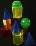 Large Translucent 3D Geometric Shapes