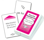 Time Unit Equivalences Flash Cards for Flash Bot or Smart Chute