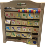 Alphabet Abacus & Clock