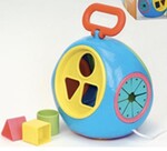 Shape sorter & clock