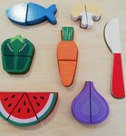 Wooden Food Board Puzzle