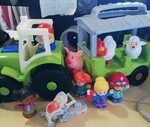 Tractor Trailer Animals and People Fisher Price