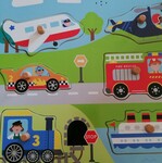Wooden Vehicle Puzzle with Sounds