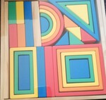 Wooden Geometric Block Set