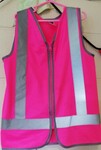 Pink Road Worker Vest