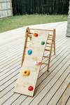 Wooden Climbing Frame with Rock Climbing Ladder