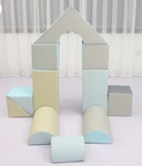 Small Soft Play Block Set Pastel