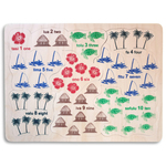 Samoan Counting to 10 Wooden Puzzle 