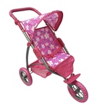 Pink Dolls Pram 