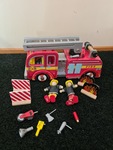 Wooden Fire Truck Set
