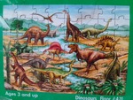Dinosaurs floor puzzle