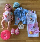 97: Baby Born Baby and accessories 