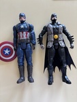 314: Captain America & Batman Figures