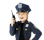 Police Jacket and Hat - Size 3 to 6