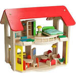 Happy Home Wooden Doll House