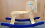 Wooden rocking horse