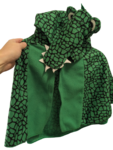 Crocodile Costume Cape Size 1-2