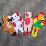 Four Farm Animal Puppet