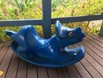Blue Dinosaur Rocker