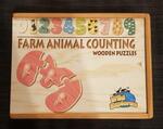 Farm Animal Counting puzzles 3 piece x 10