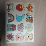 JC116: ELC 12 piece peg puzzle