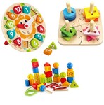 String-A-Long Shapes, Clock and Peg Puzzles