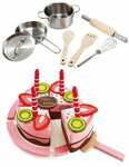 Double Flavoured Birthday Cake & Chef`s Cooking Set